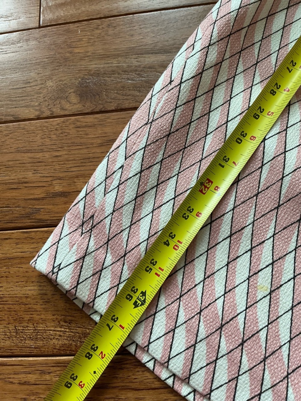 Boden Pink Plaid Geometric Pattern Dress, size 4 - Picture 7 of 12
